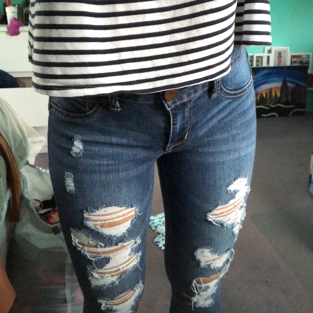 ripped jeans